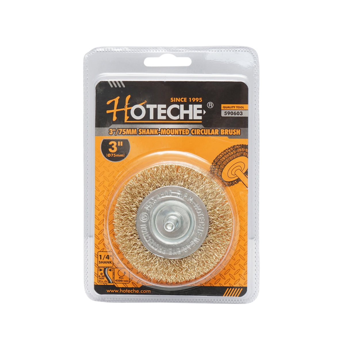 75mm circular wire brush Hoteche